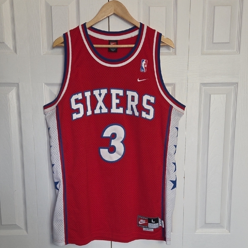Nike Iverson #3 Sixers Jersey